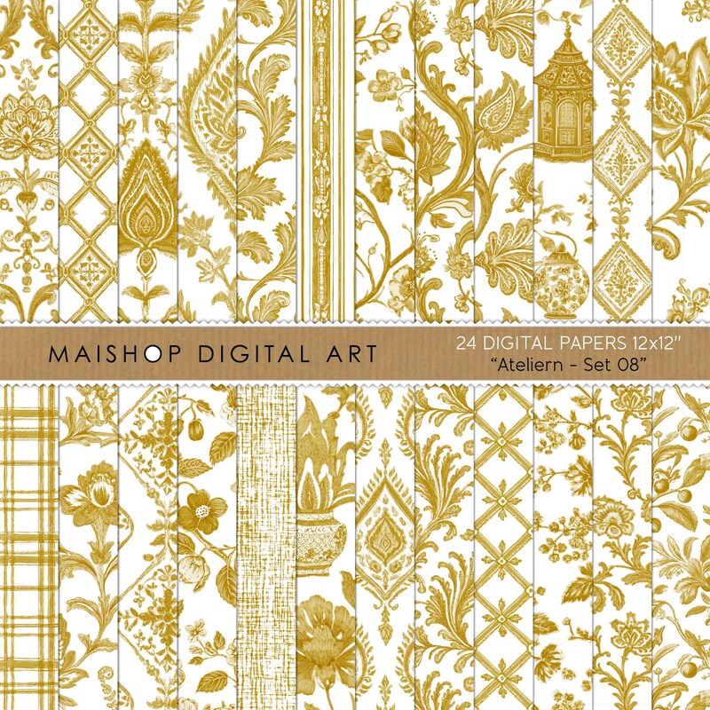Yellow Chinoiserie Fabric - Etsy