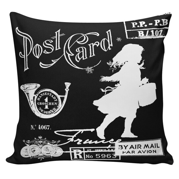 Christmas Pillows Black & White Etsy