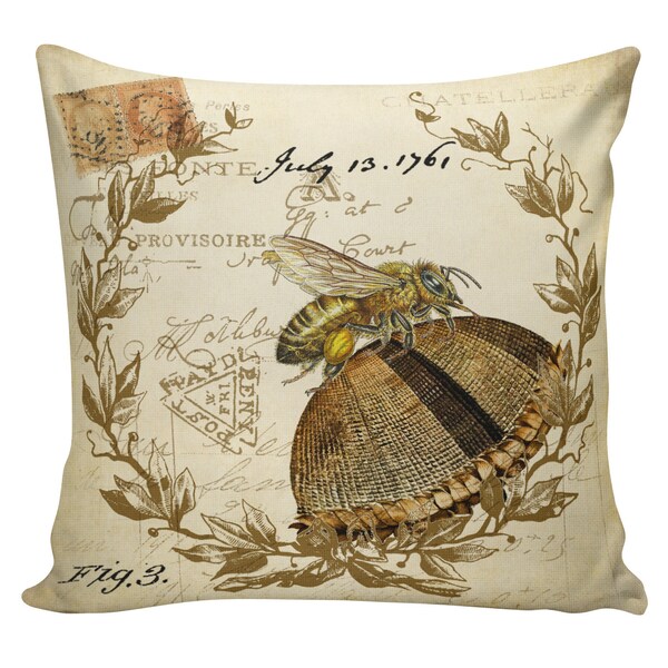 Bee Pillow Etsy