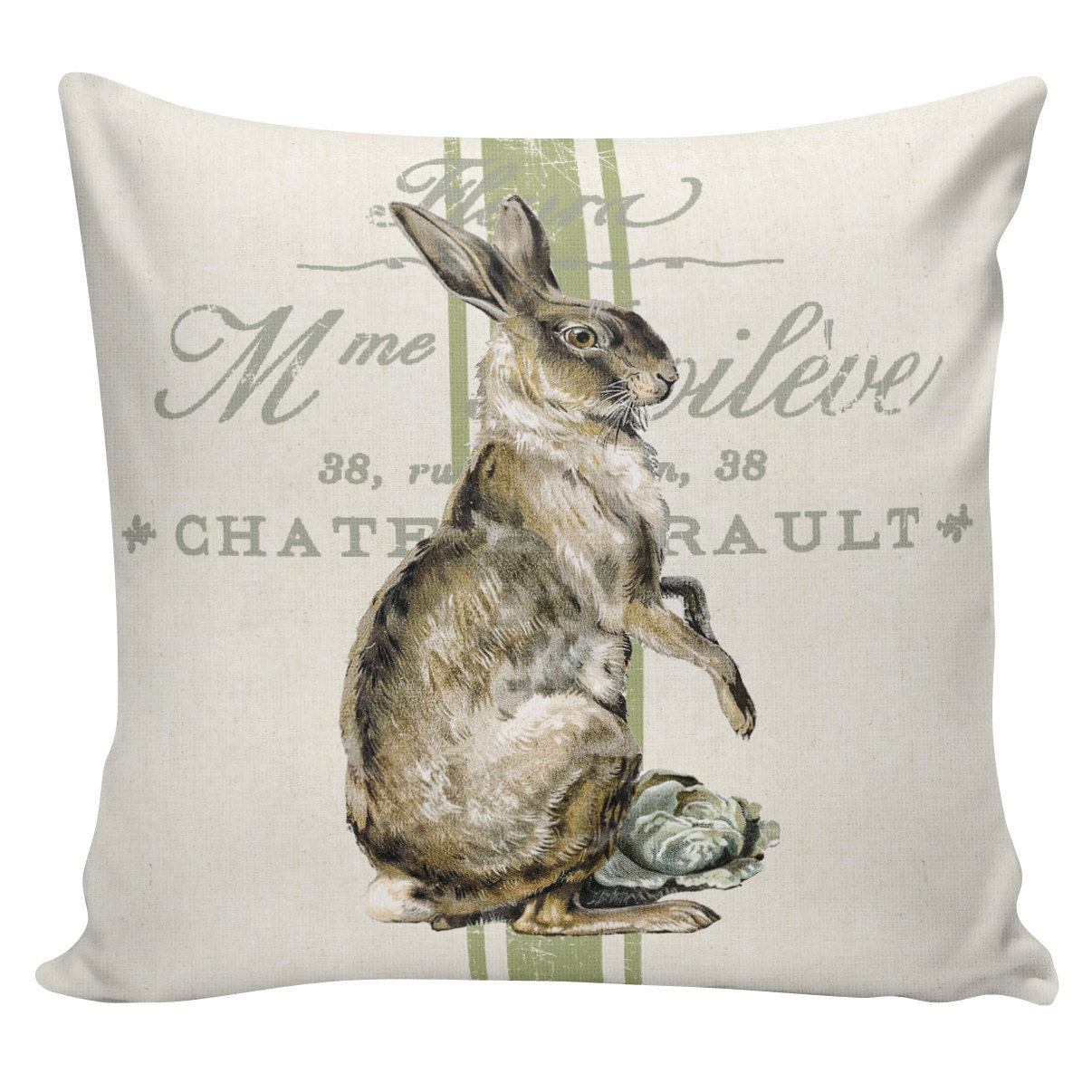 Easter Pillows Bunny Pillows Easter Decor Burlap Pillow Etsy