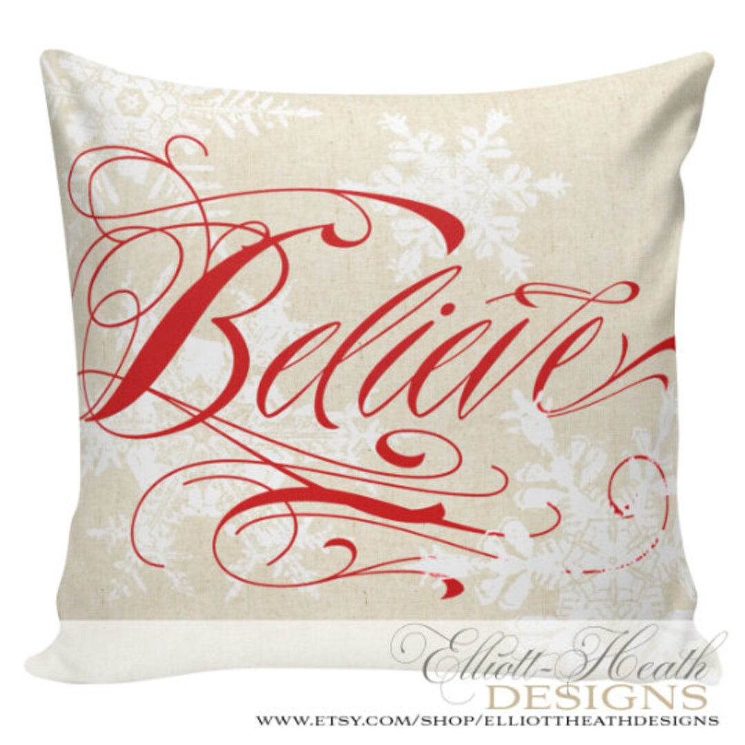 Modern Farmhouse Christmas Pillow Cover Vintage Christmas Etsy Nederland