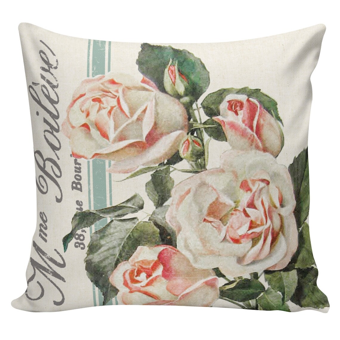 Spring Pillows Botanical Pillows Roses Floral Spring Etsy