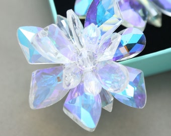 crystal flower etsy