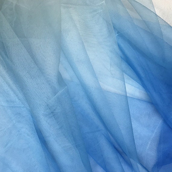 Blue Purple Pink Red Gradient Net Tulle Tulle Fabric Tulle | Etsy