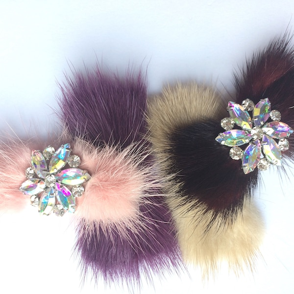 Crystal Fur, Fur Crystal Shoe Decoration, Wedding Rhinestone Crystal Establishment , Shoes Jewelry Bag Hair Accessories Supply