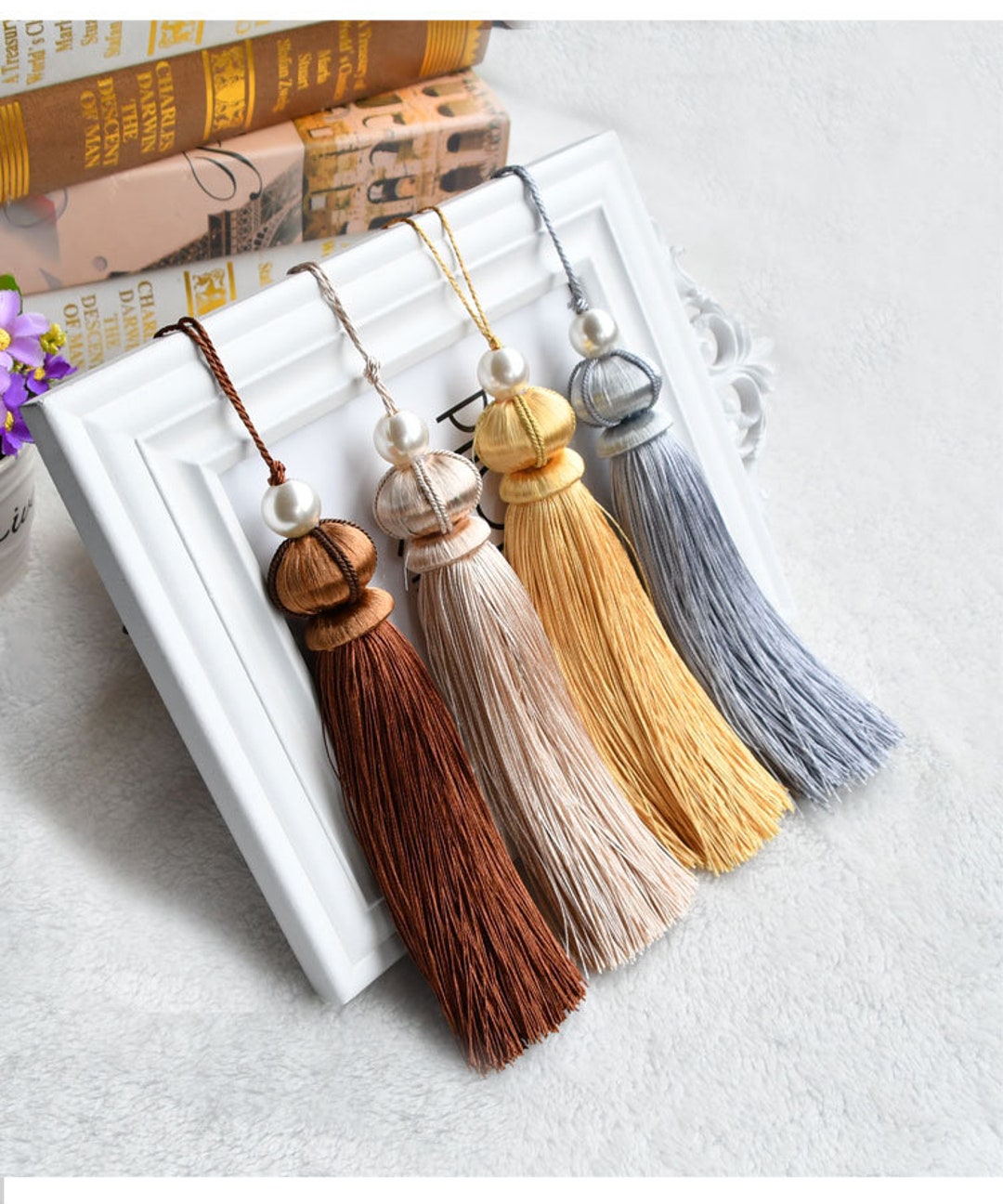 Long Key Tassel, Antique Furniture Curtain Tassel, Vintage Style Home