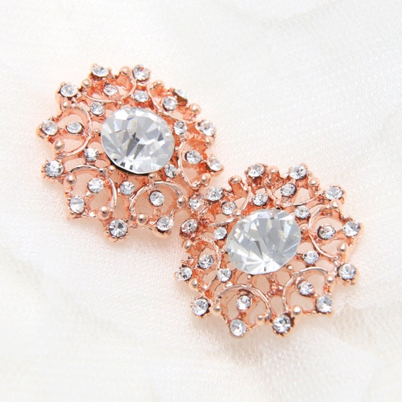 Two crystal embellishments 2 Colors Handmade Rhinestone Applique for Women main image 2