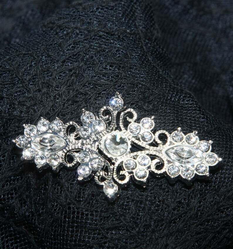 Vintage Clasp Wedding Dress Rhinestone Crystal Clasp Etsy