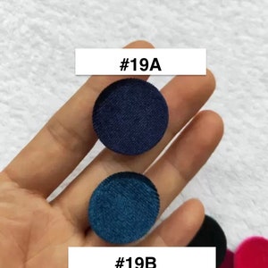 3-10Pcs Round button, Velvet button, Fibre button, Round beads, Color beads, Jewelry Making, Clothing buttons image 6