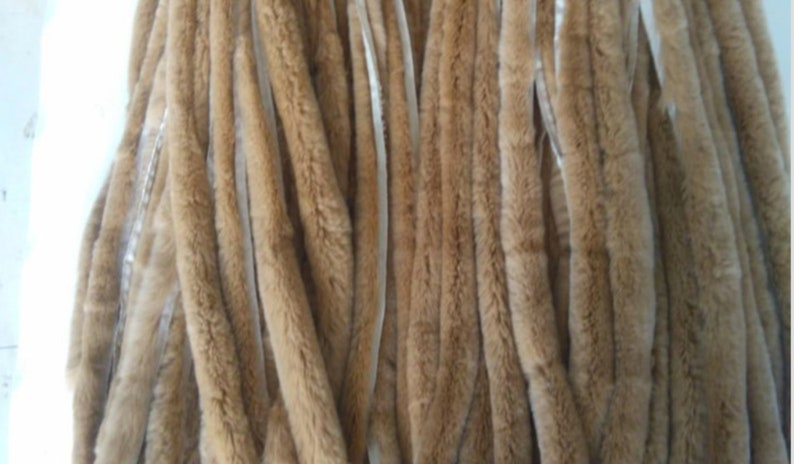 Dark Green Fur Trim Furry stripe Rabbit Fur stripe Rabbit Fur Trim Large Fur Stripe Burgundy Fur Trim Blue Fur Trim Sewing Craft