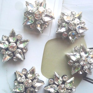 Crystal Star Applique: Rhinestone Patches (10 Pieces)
