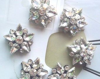 Crystal Star Applikation: Strass Aufnäher (10 Stück)