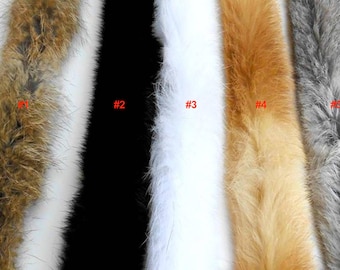 Super Luxury Faux Fur Fabric Material - WHITE C592