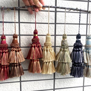 Vintage Style Tassel, Long Key Tassel, Tassel For Furniture and Home Decor,  Curtain Tassel, Boho Keychain Tassel