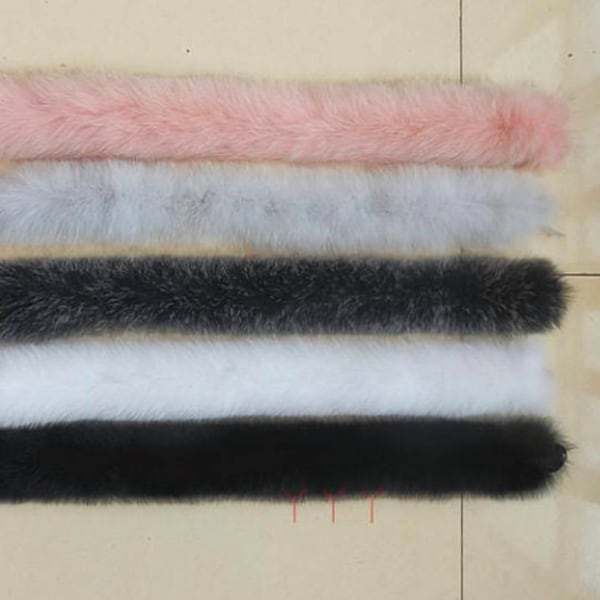 9CM/7CM Width, Sewing Craft Material Trim Supply, White Fur Trim, Grey Fur Trim, Brown, Pink Fur Trim, Long Fur, Fox Fur strip, Furry strip