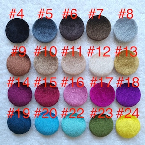 3-10Pcs Round button, Velvet button, Fibre button, Round beads, Color beads, Jewelry Making, Clothing buttons image 4