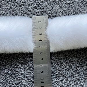 Faux Rabbit Fur Trim: 2 Meters, 5cm Wide, Sewing Craft image 13