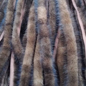 Sewing Supply Material, Mink fur trim for sewing,Pink Blue White Grey Fur Trim Sewing Craft, Thin fur trim, Mink fur trim