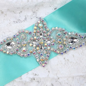 Applique de mariage perlée en cristal strass, applique thermocollante, applique de mariage, applique nuptiale