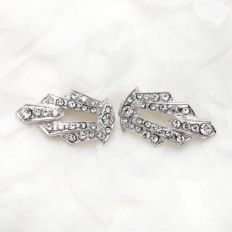 Vintage Clasp Rhinestone Closure Wedding Clasp Crystal Etsy