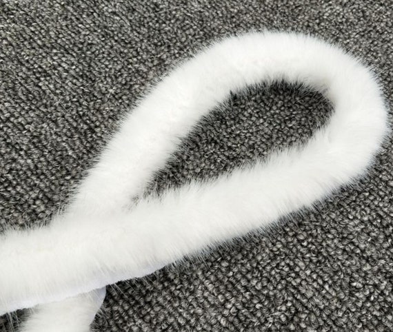 3 M Sewing Supply Material, FAUX Mink Fur Trim for Sewing,cream off White Fur  Trim Sewing Craft, Thin Fur Trim, FAUX Mink Fur Trim 