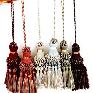 Short Key Tassel, Vintage Style Tassel, Tassel For Furniture and Home Decor,  Curtain Tassel, Boho Keychain Tassel