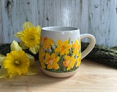 Hand-Painted Narcissus Mug