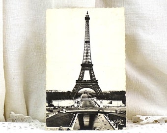 Old Postcard Eiffel Tower Etsy
