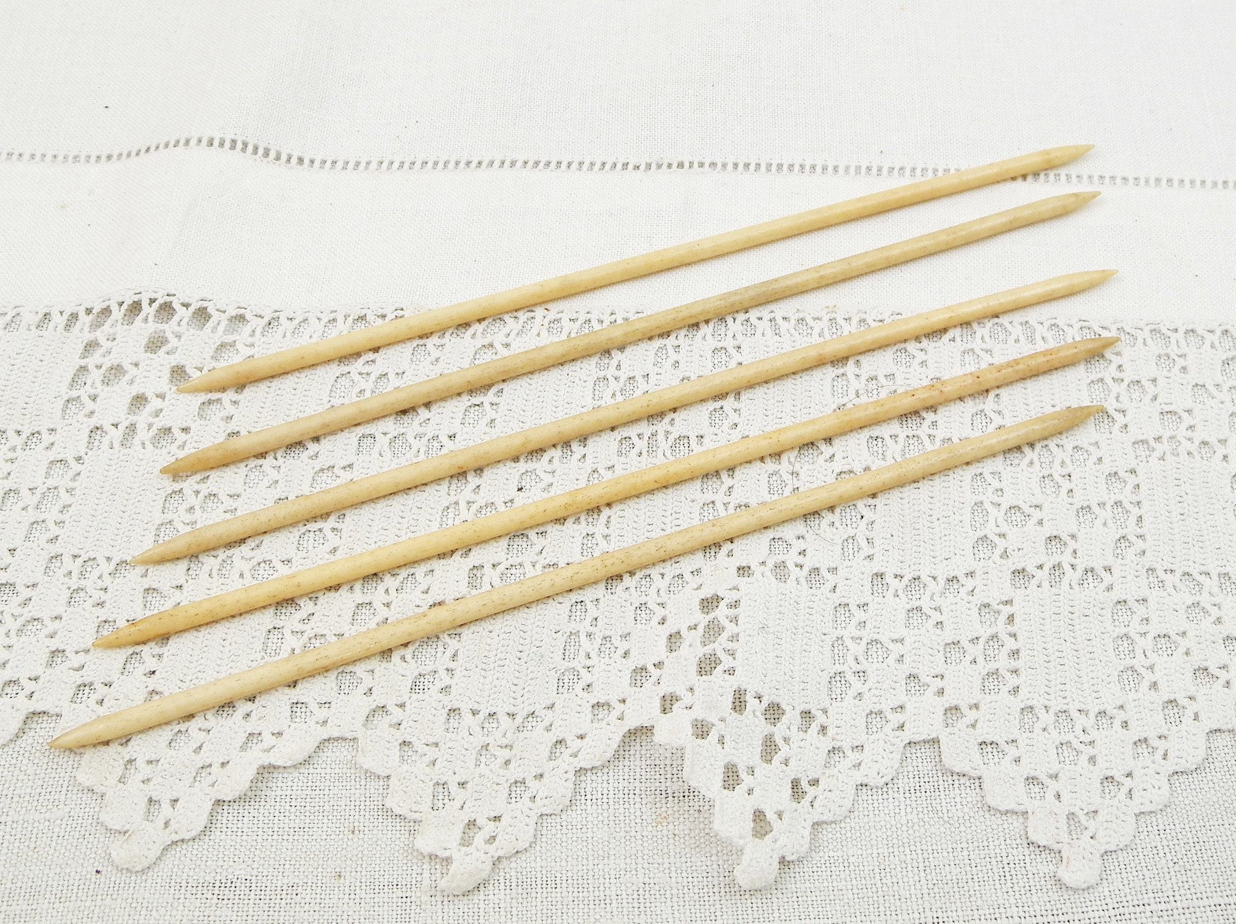 3 Sets of Vintage Double Pointed Knitting Needles in packages