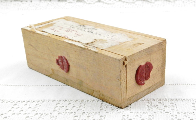 Caja postal de madera francesa vintage de la década de 1980 | Etsy