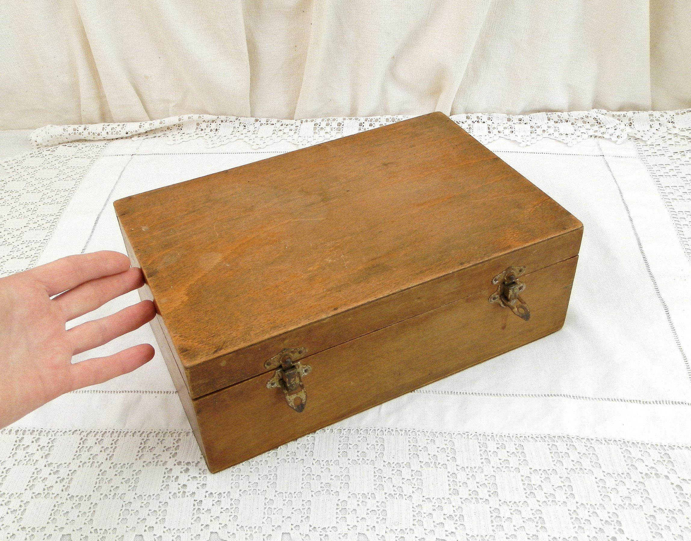 Antique Wooden Boxes With Lids - 196 For Sale on 1stDibs  decorative wooden  boxes with lids, vintage box with lid, wood box lids