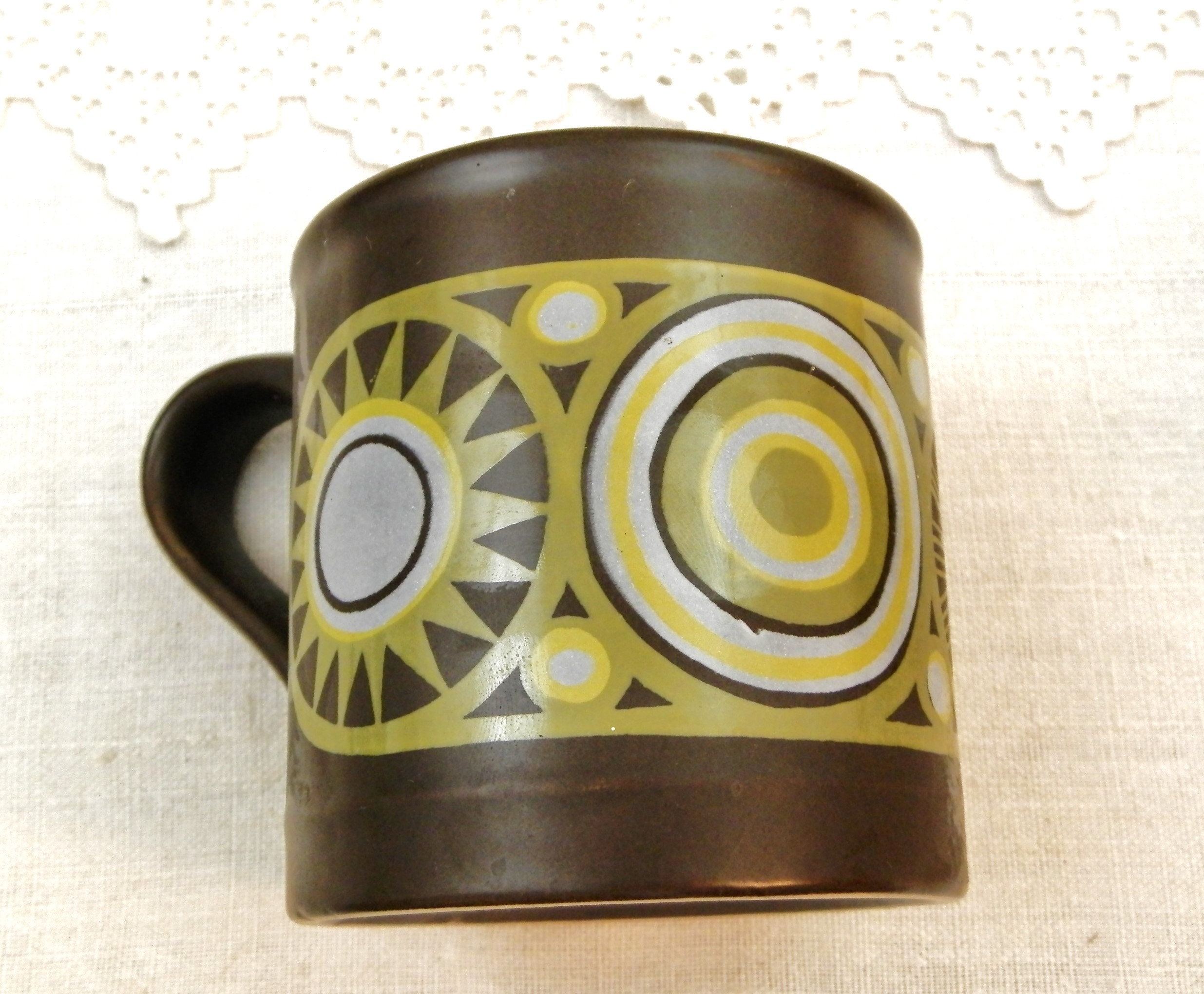 Lot de 5 mugs vintage Staffordshire Potteries Ltd – Made in England 🇬🇧 - Arts de la table