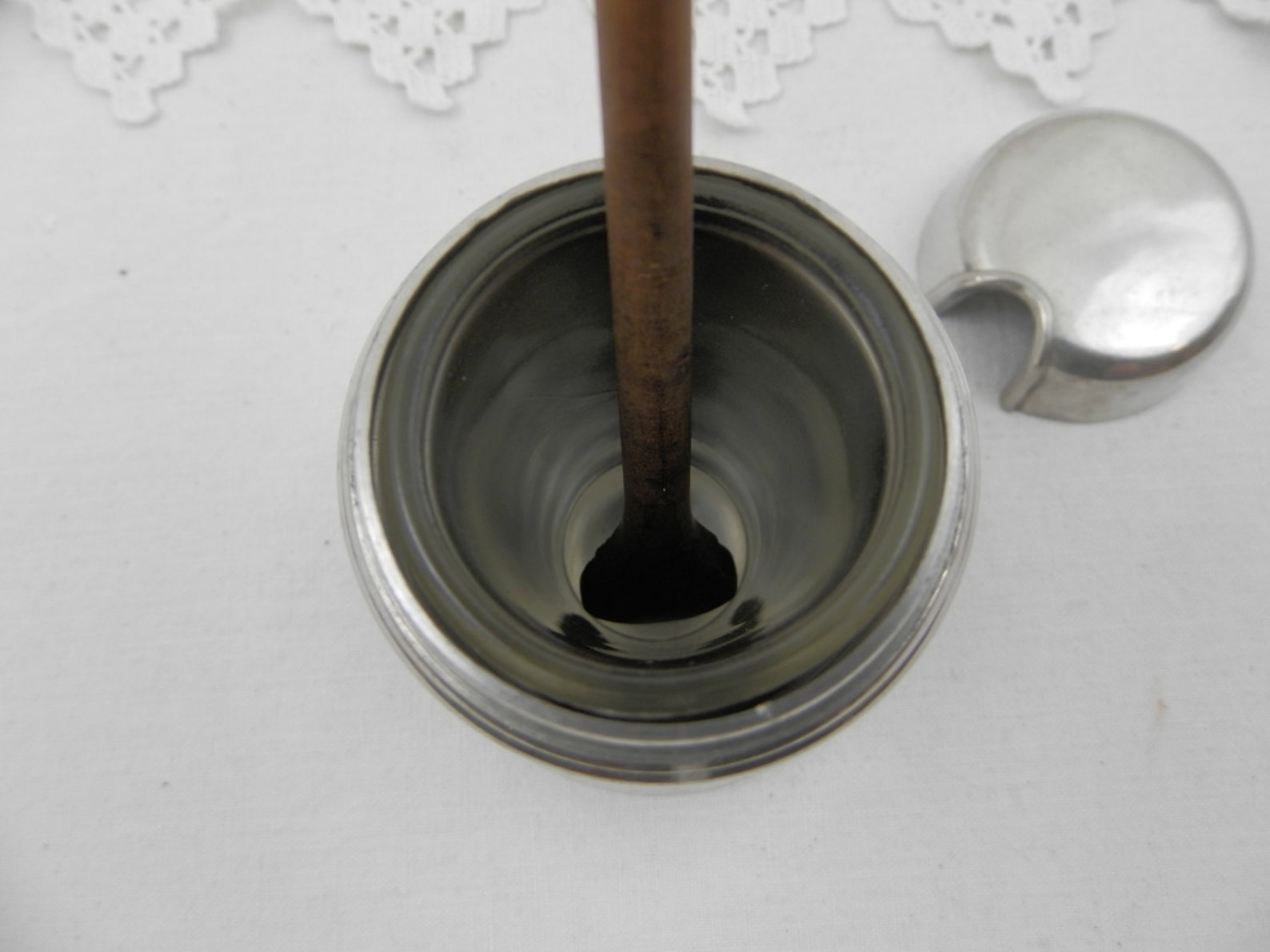 French Etains Du Manoir Chrome Decanter French Etains Du Manoir Chrome Decanter