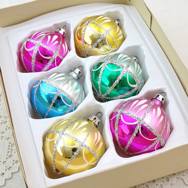 Unusual Blue Glass Ornaments Etsy