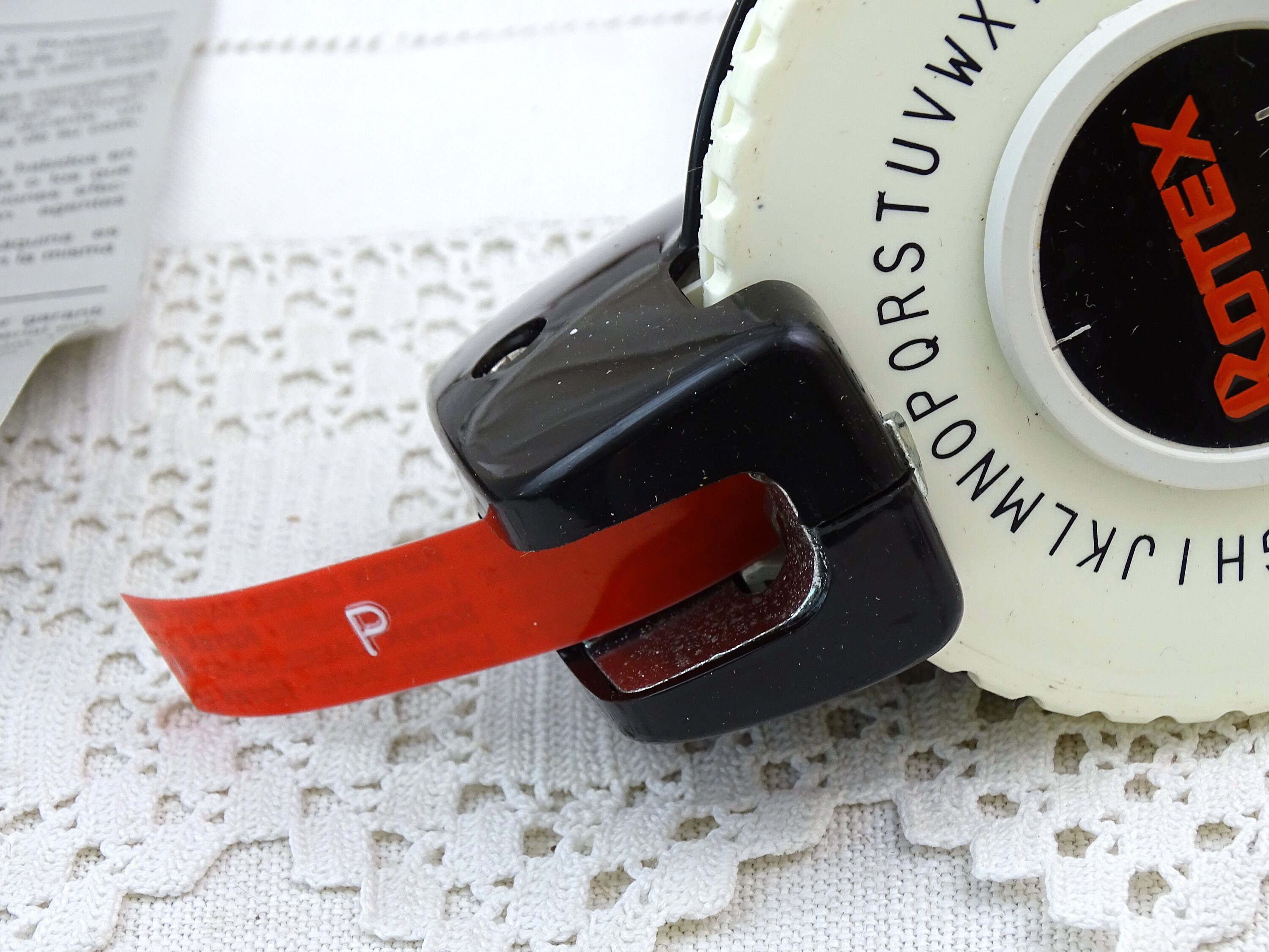 Vintage Working Rotex Boxed Label Printer with Red Tape 12.7 mm 1/2