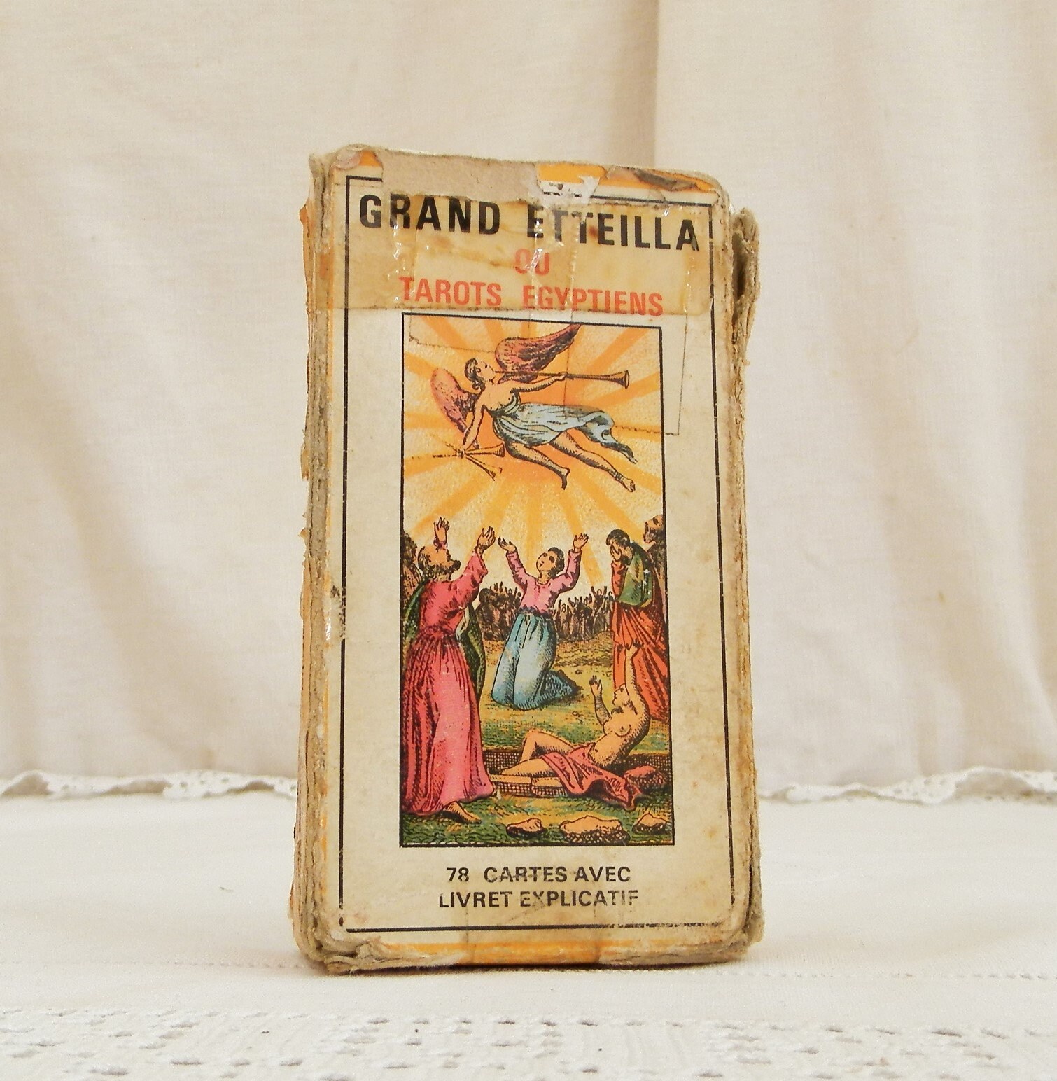 Vintage French Pack 78 Divination Cards Grand Etteilla