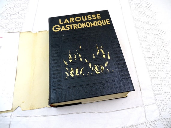 Large Vintage French Cookbook with 8500 Recipes La Rousse Gastronomique 1087 Pages Written in French,  1938 Cuisine Cook Book from France