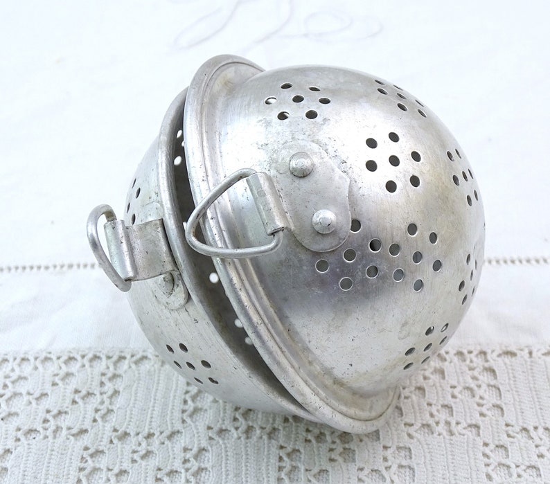 Vintage French Metal Rice Cooker / Infusion Ball Retro Etsy