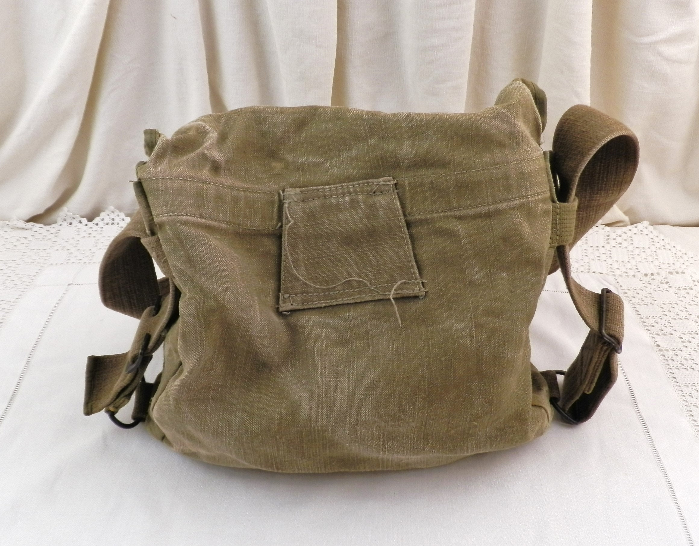 希少】Military carrying satchel canvas-