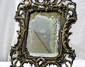フランスアンティーク　ブロンズフレーム フランスアンティーク繊細なブロンズフォトフレーム