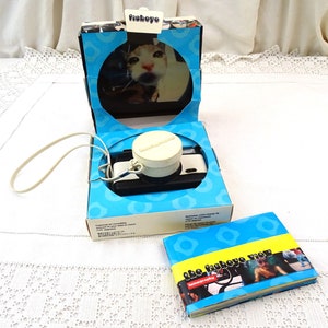 Vintage Boxed Lomography Fisheye 1 Analog Camera, Retro Fun Photography Accessory, Point and Shoot Picture Film 90s Camera with Fish Lens