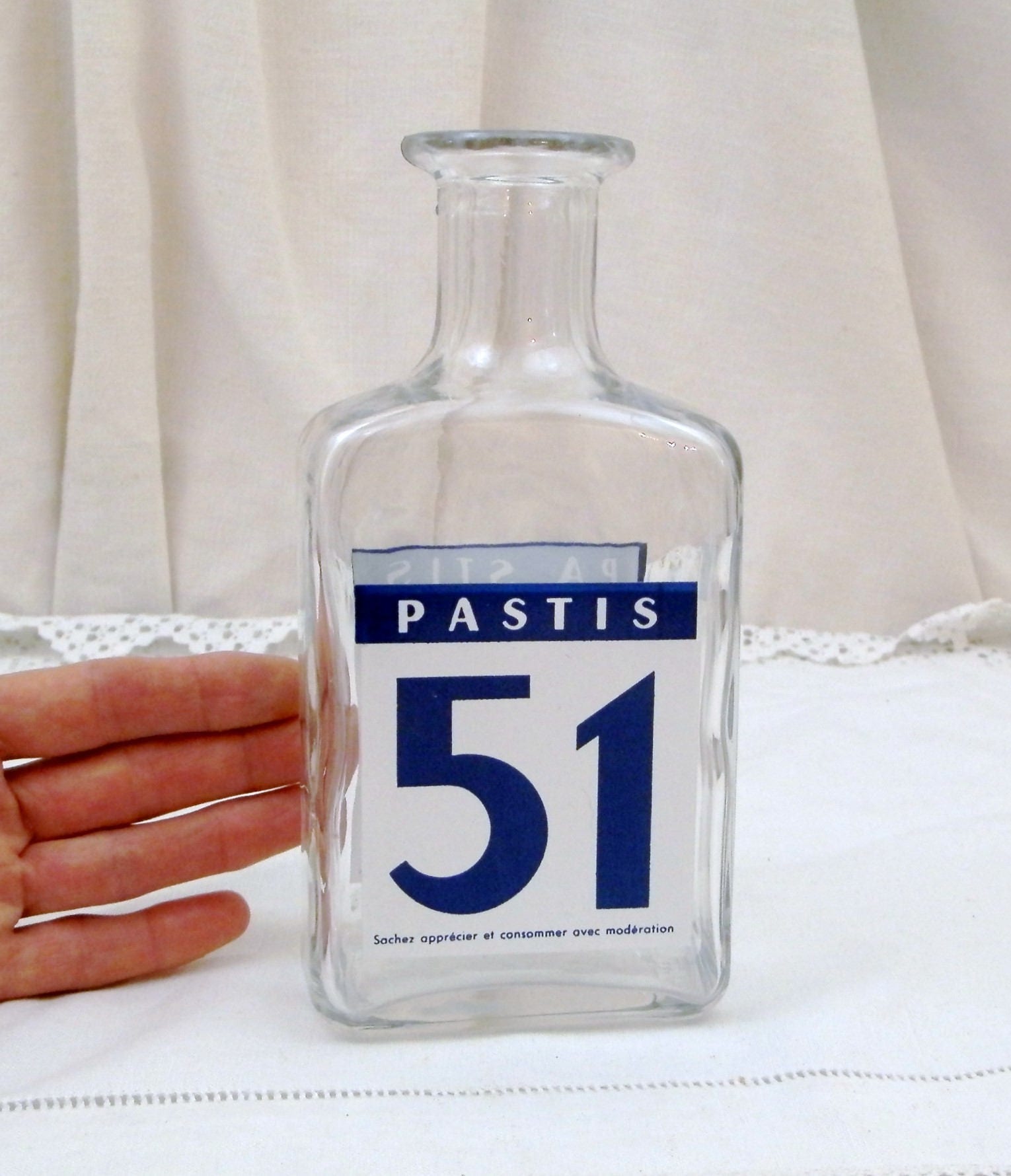 Vintage French Pastis 51 Aniseed Aperitif Drink Water Carafe / Bottle,  South of France Cote D'Azur Drinks, Ricard Pernod, Retro Home