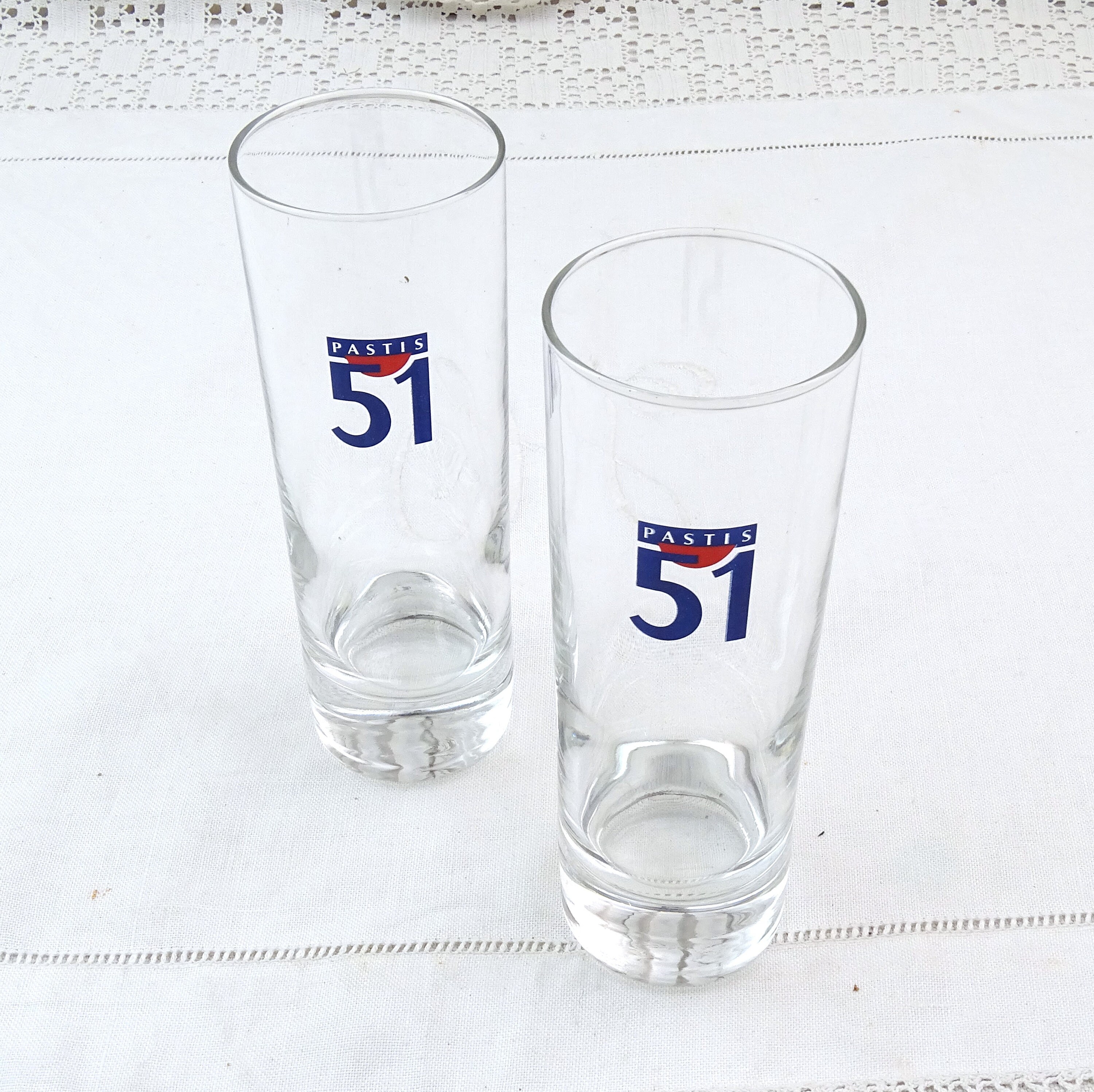 Verre alcool apéritif Pastis 51 vintage art déco table design XX France  N7918