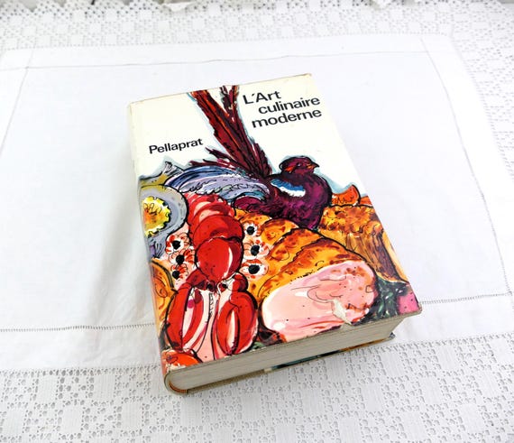 Large Vintage French 1964 Cookbook L'art Culinaire Moderne by Pellaprat 770 Pages Written in French, Cook Book Cuisine France Recipes