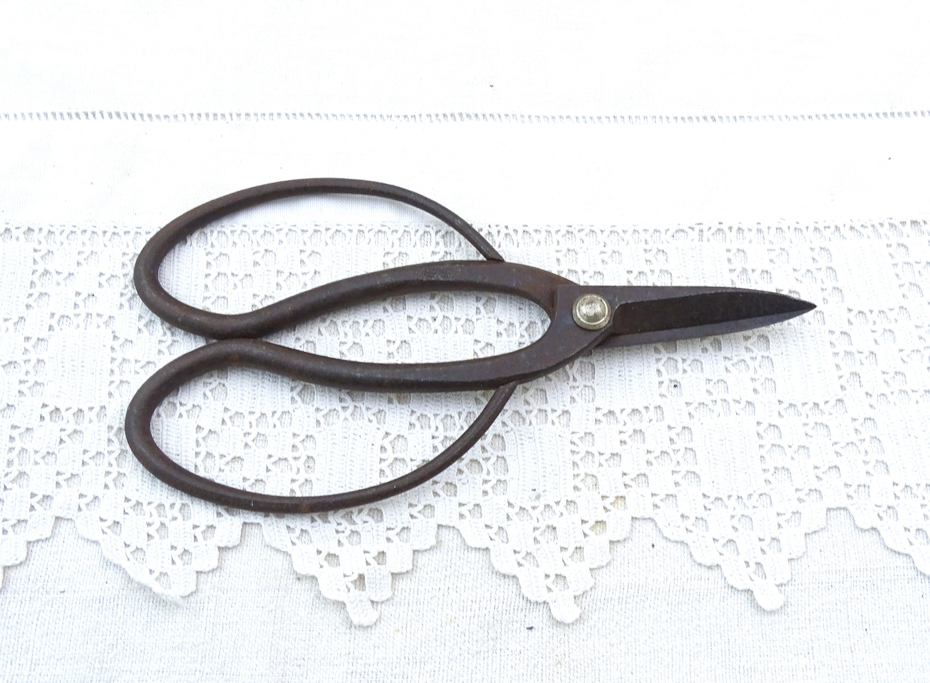 Ciseaux Vintage Japonais Bonsaï Jardinage , Scissors Carbon Steel Classical  Style. Minimaliste 