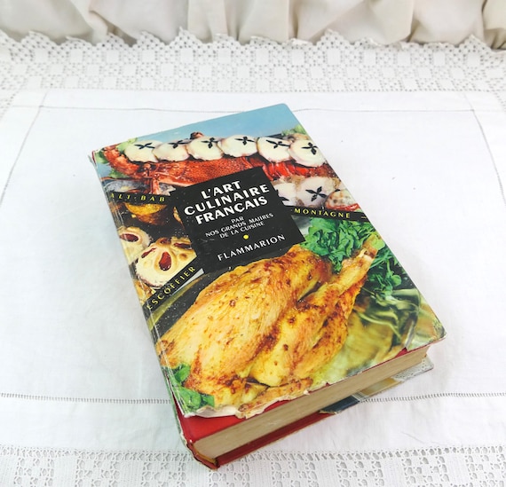 Large Vintage French Cookbook with 3500 Recipes L'Art Culinaire Moderne  720 Pages Written in French, 1950 Cuisine Cook Book from France