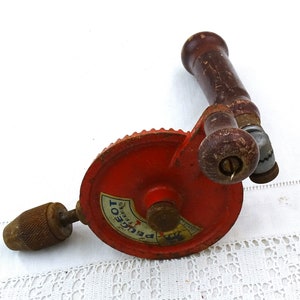 Perceuse à manivelle vintage perceuse à manivelle à main vintage perceuse  manuelle antique -  France
