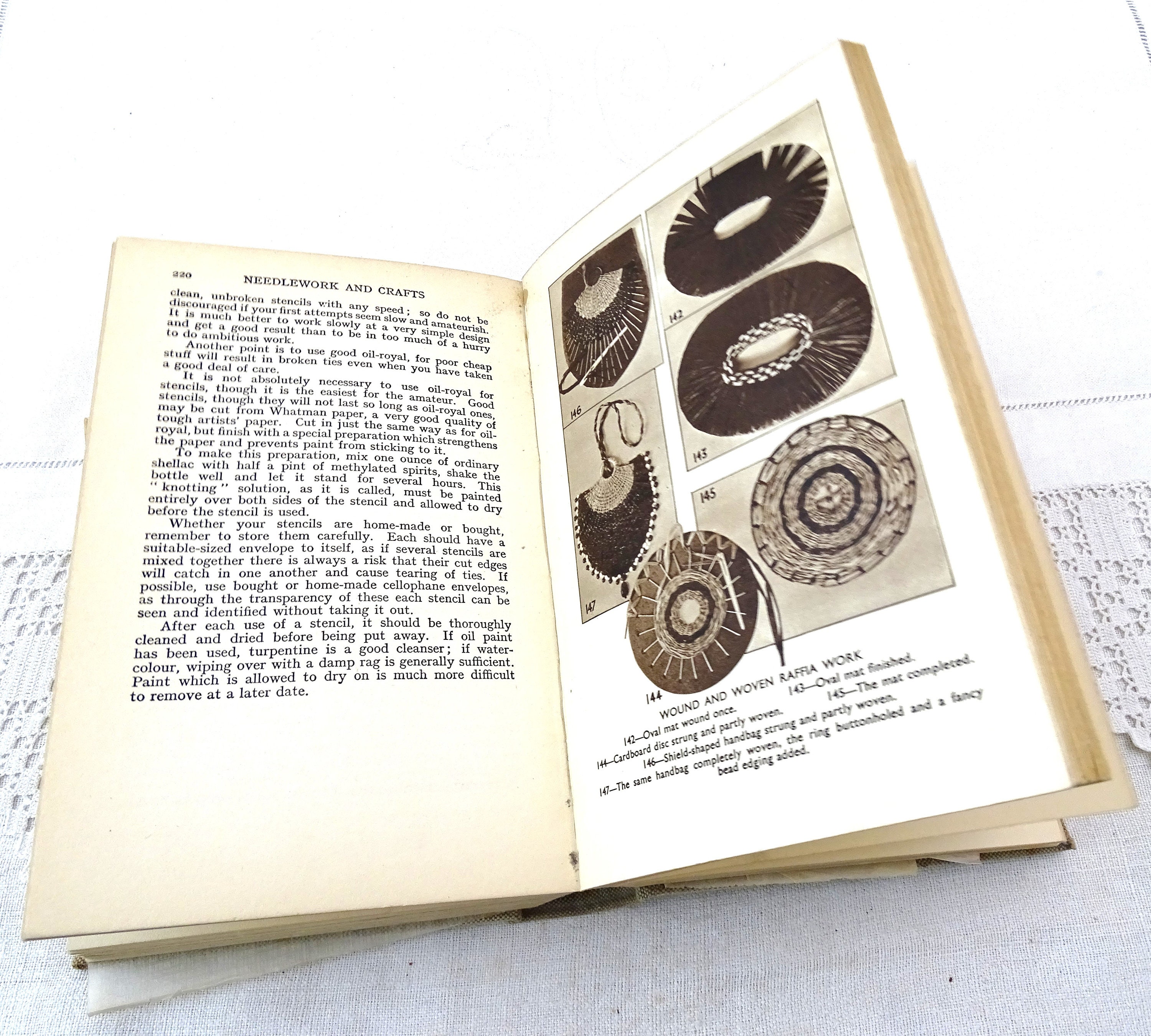 Vintage News Chronicle Needlework and Crafts by Irene Davison Agnes M.Miall and Polkinghorne