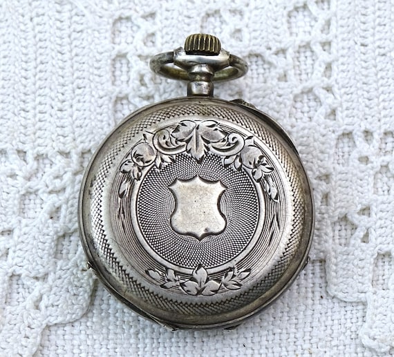 antiek zakhorloge zilver