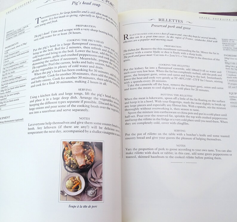Vintage Cookbook the Roux Brothers French Country Cooking Written in ...